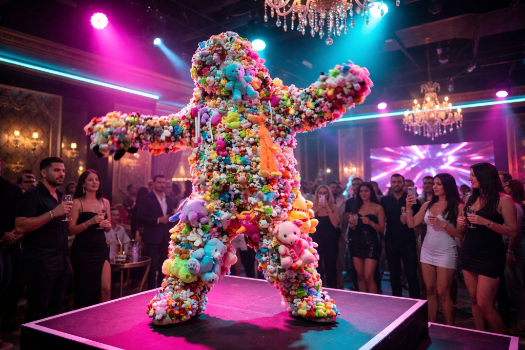 TEDDY MONSTER — Roaming performer, Performance Lab Ibiza